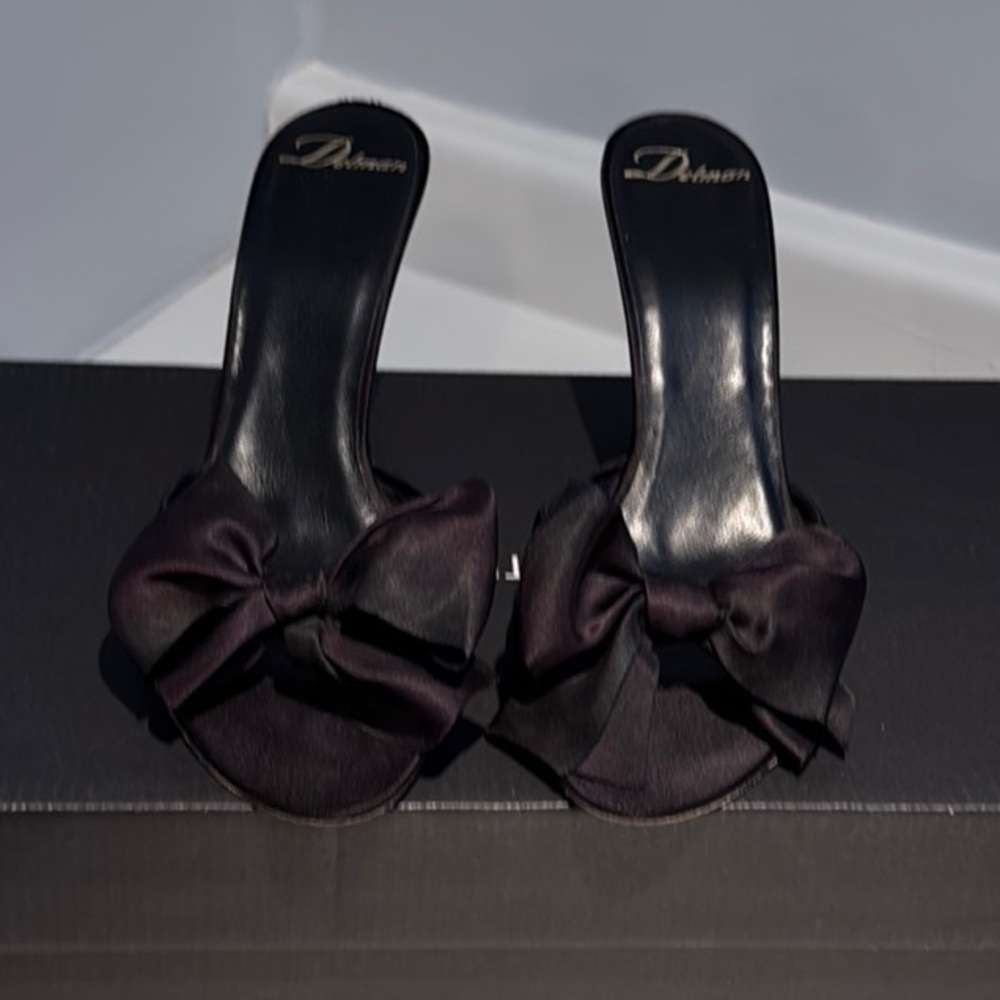 Delman Black Heels Elegant and Timeless